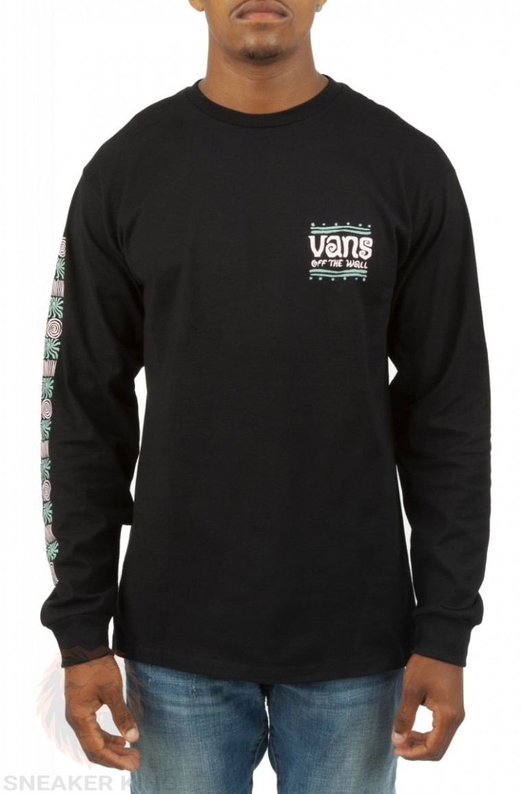 Лонгслів Vans Vibe Check Long Sleeve T-Shirt VN0A7PMKBLK